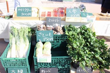 千葉西口マルシェ　千葉市産野菜