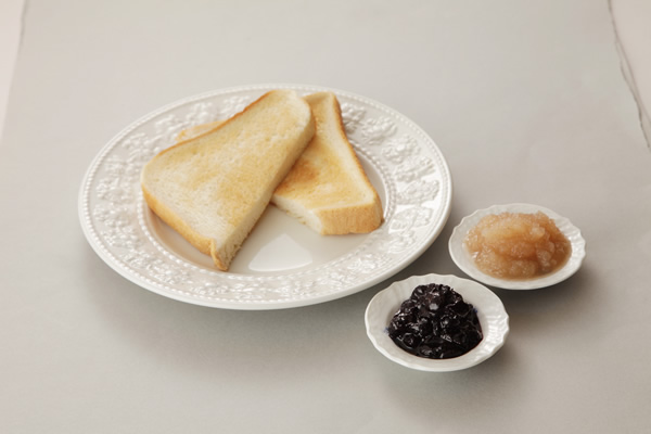 千葉県産ジャムとトースト